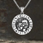 12 Constellation Divination Stainless Steel Pendant