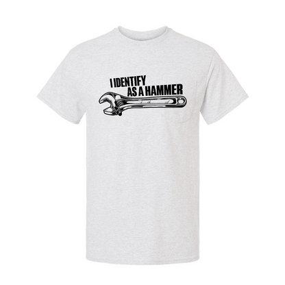 Identify As A Hammer - Safety Yellow T-Shirt
