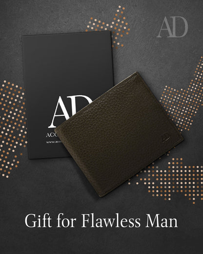 Bifold Wallet With Flip-Up ID Window