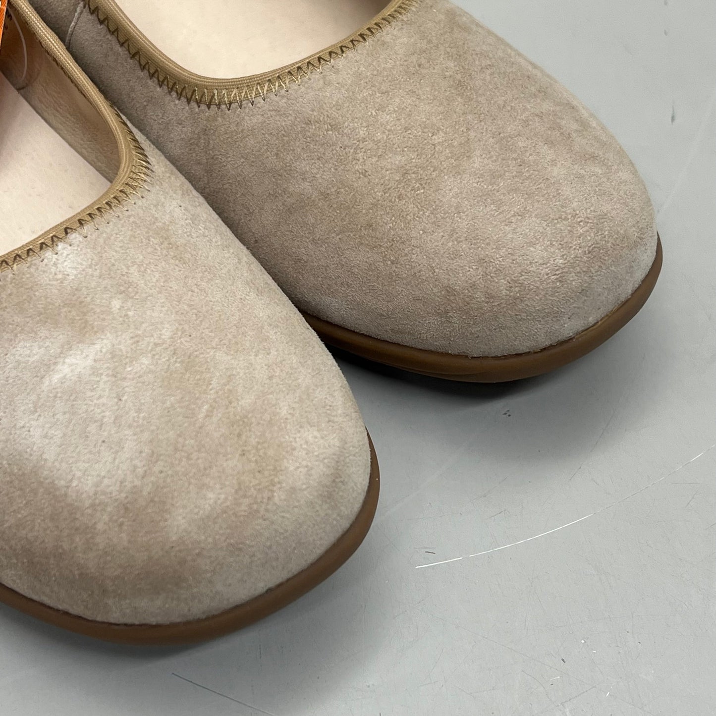PROPET Yara Slip-On Orthotic Comfort Women's Sz 8.5 M(B) Natural Buff Suede WCX004L