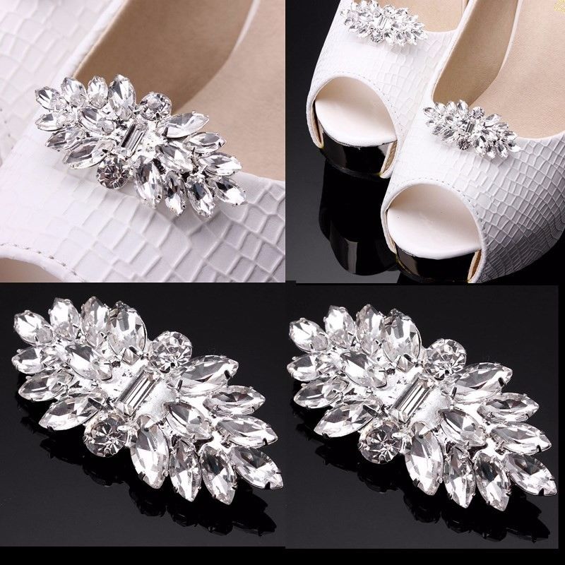 Paris - Crystal Bridal Shoe Clips