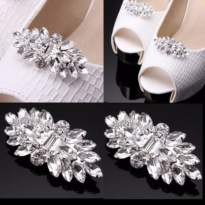 Paris - Crystal Bridal Shoe Clips
