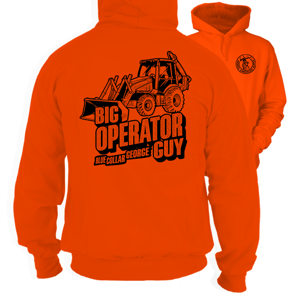 Blue Collar George - Big Operator - Safety Hi-Vis Hoodie