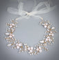 "Angelina" - Pearl and Crystal Bridal Headband - Available in Silver, Rose Gold and Yellow Gold