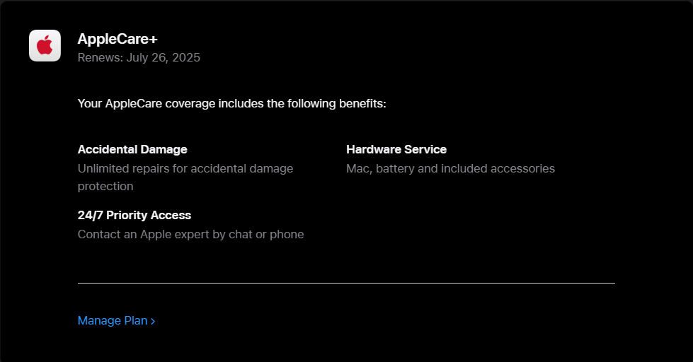 2021 Apple MacBook Pro 16-inch M1 Max 32-Core GPU 64GB RAM 2TB SSD | AppleCare+ 07/26/25