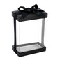 Clear Black 7X5X3" Gift Boxes 6 Pack Bakery Boxes With Base Lid & Ribbon