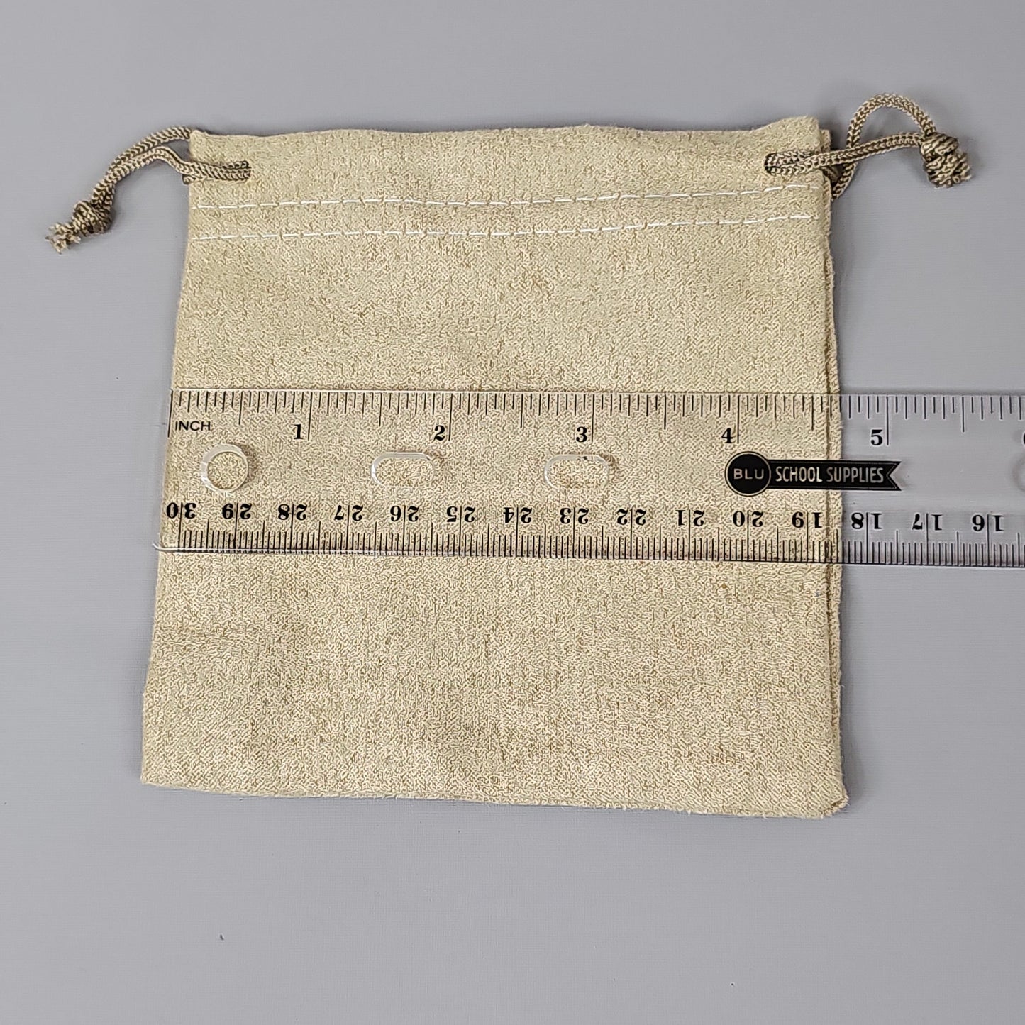 DRAWSTRING POUCH 100 Count 4.75" x 4.75" Medium Fabric Bag for Gifts, Party & Wedding Favors, Jewelry, Game Pieces (New)