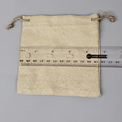 DRAWSTRING POUCH 100 Count 4.75" x 4.75" Medium Fabric Bag for Gifts, Party & Wedding Favors, Jewelry, Game Pieces (New)