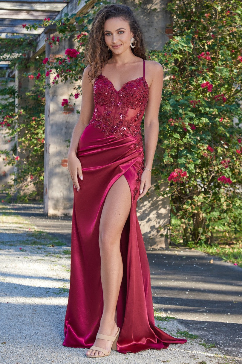 Ivy Gown - Burgundy
