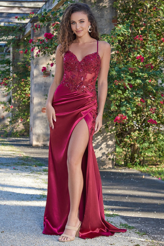 Ivy Gown - Burgundy