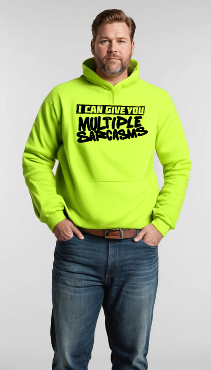 Multiple Sarcasms - Safety Yellow Hoodie