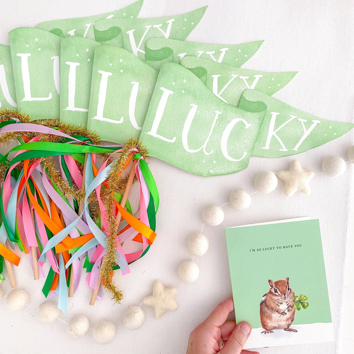 Lucky Party Pennant