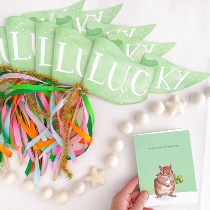 Lucky Party Pennant
