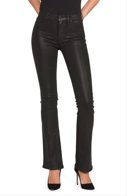 Hudson Jeans Barbara High Waist Bootcut in Noir, Size 34