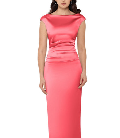 Betsy & Adam Women's Midi Sheath Dress Orange Size 12