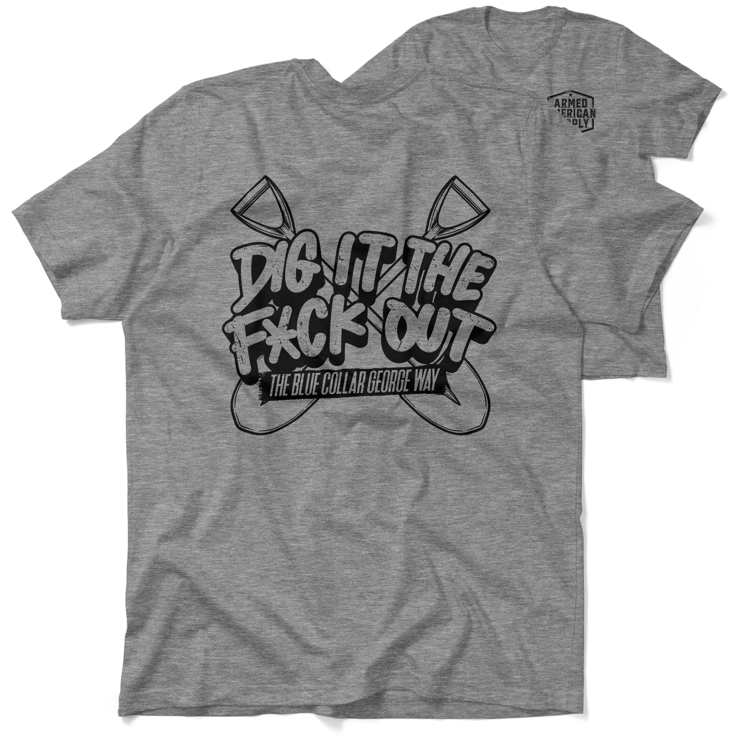 Blue Collar George Dig It - Safety T-Shirt