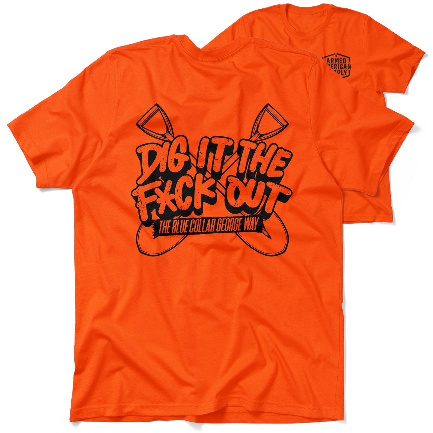 Blue Collar George Dig It - Safety T-Shirt