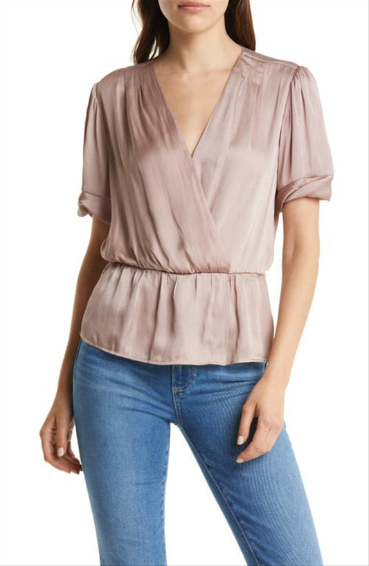 Paige Women's Wild Rose Felicity Peplum Top Size Medium