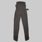 NORMA KAMALI Sleeveless Catsuit w/ Footsie Hidden Zip Women's Sz XS/34 Chocolate