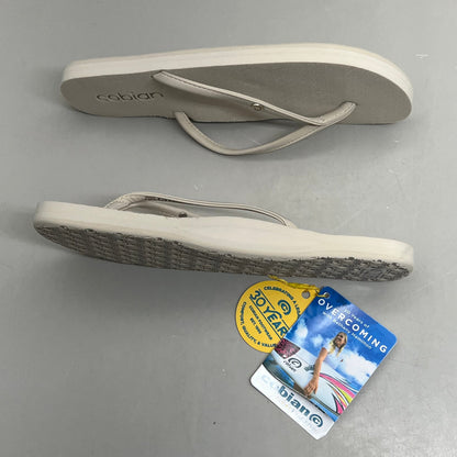COBIAN Nia's Bounce Synthetic Leather Sandals Women's Sz 9, EU 39.5 Cream NIA25-110-9