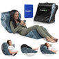 LX6 3pcs Orthopedic Bed Wedge Pillow System, with Hot Cold Pack Navy