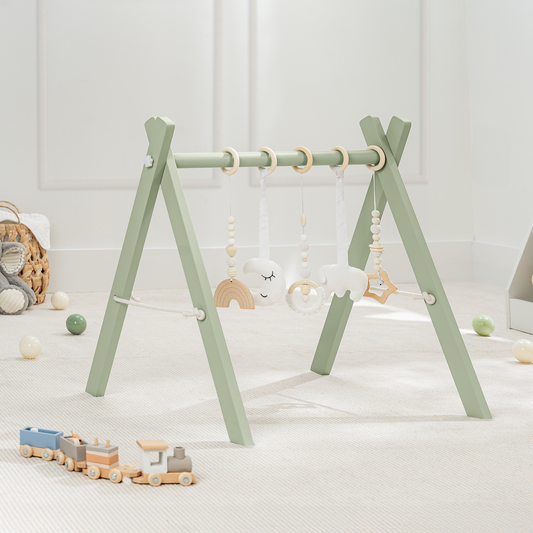 Baby Play Gym by Comfy Cubs in Sage