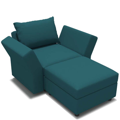 Ainfox 2 Seats Recline sofa Convertible Sofa Couch with Storage