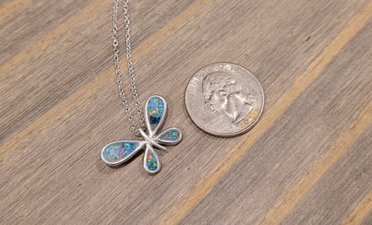 Sterling Silver Butterfly Memorial Pendant