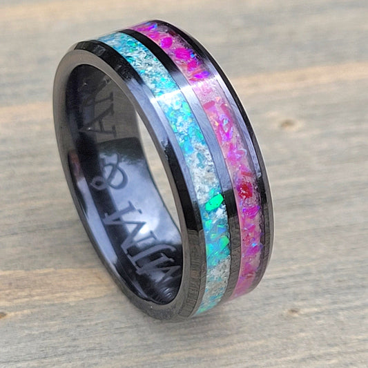 Side by Side Memorial Ring