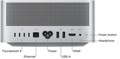 Mac Studio (2022) M1 Max – Apple 10-Core CPU 32-Core GPU – Model A2615