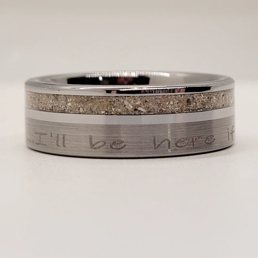 The "I'll Be Here" Memorial Ring