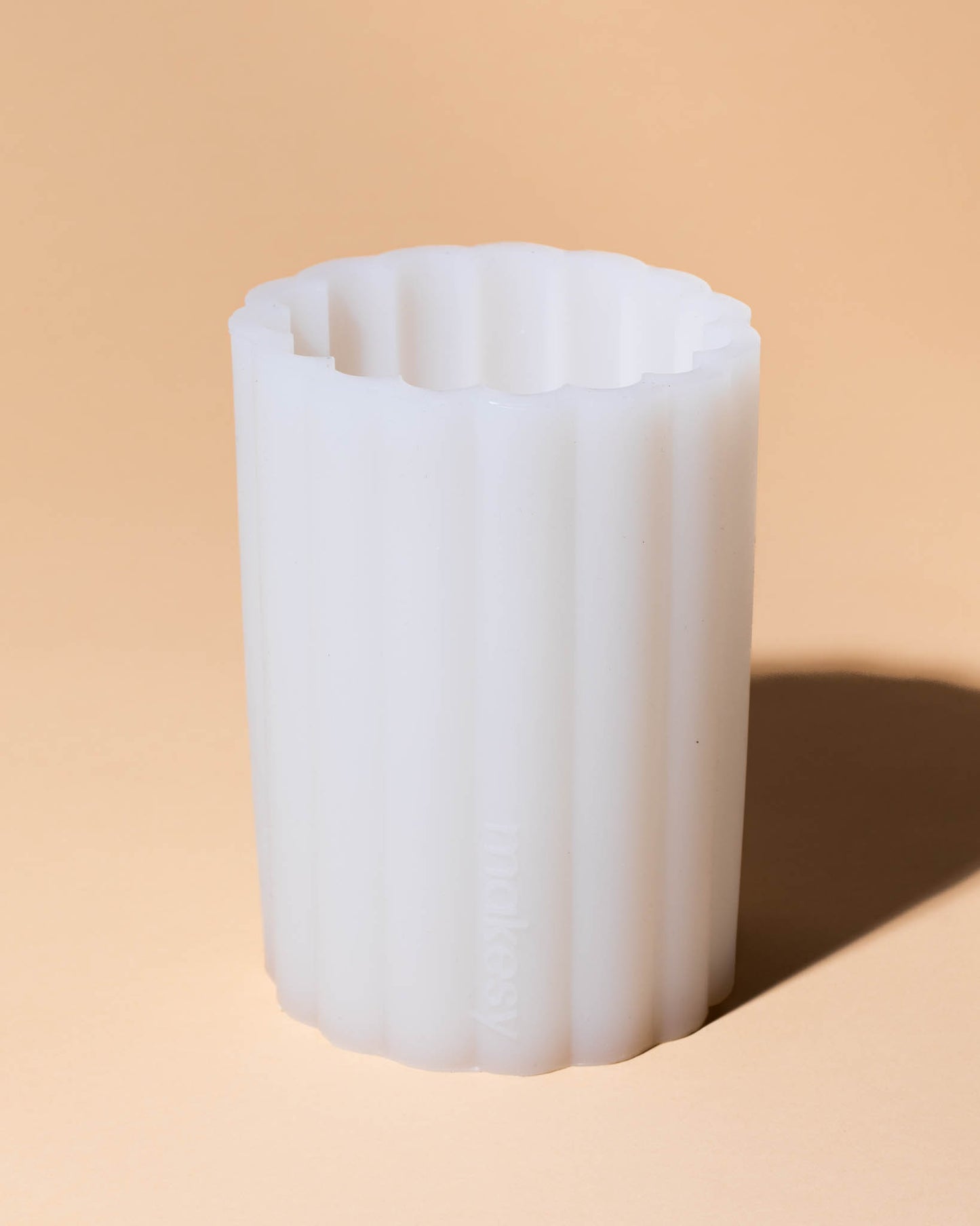 super silicone pillar mold - fluted