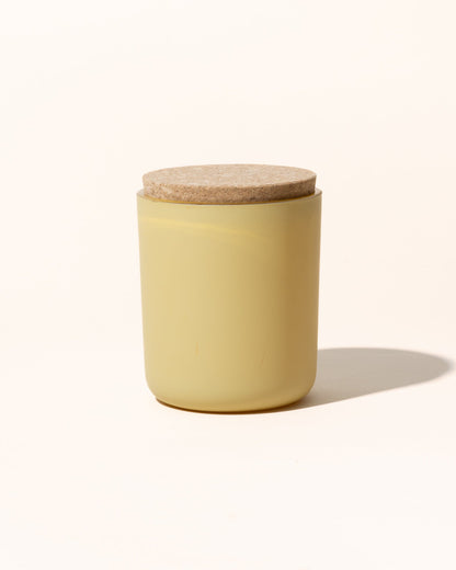 natural candle cork lid