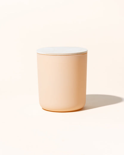 thin wood candle lid with gasket