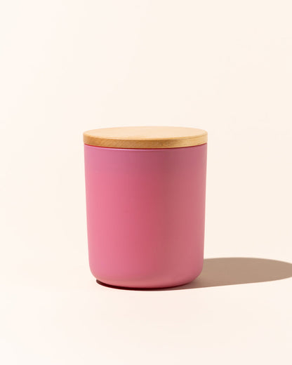 thick wood candle lid with gasket