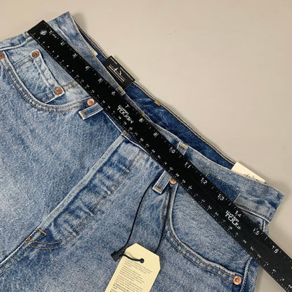 LEVIS 501 Original Fit High Rise Shorts Medium Wash Women's Sz 29 Mega Vibe Blue