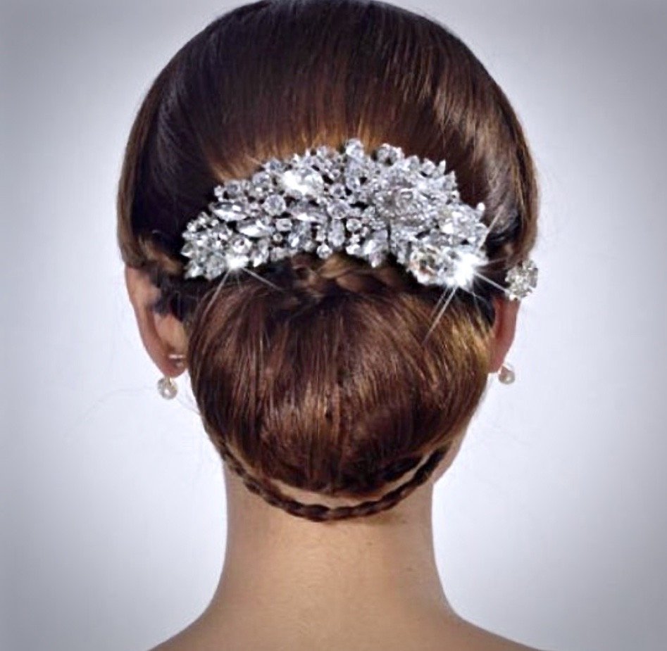 "Dahlia" - Austrian Crystal Bridal Hair Comb