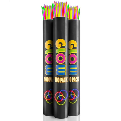 22 In. Neon Glow Necklaces With Assorted Colors | 300 Pack