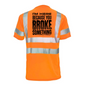 Broke Something - Reflective Safety T-Shirt