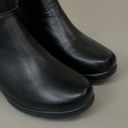 PROPET Waverly Leather Walking Ankle Boot W(D) Women's SZ 10 Black WFX085LBLKW-10