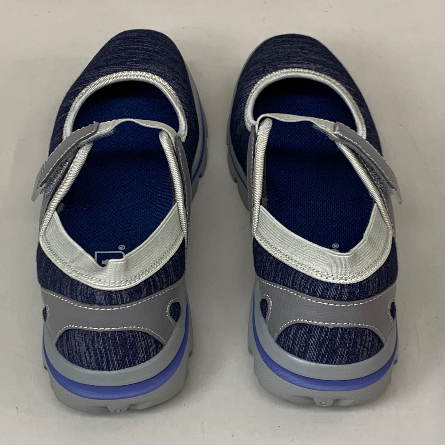 PROPET Onalee Mary Jane Flat Shoes W(D) Women's SZ 8 Blue/Silver WAA003JBLSW-08