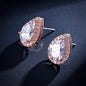 Lyric - Cubic Zirconia Bridal Earrings - Available in Silver, Rose Gold and Yellow Gold