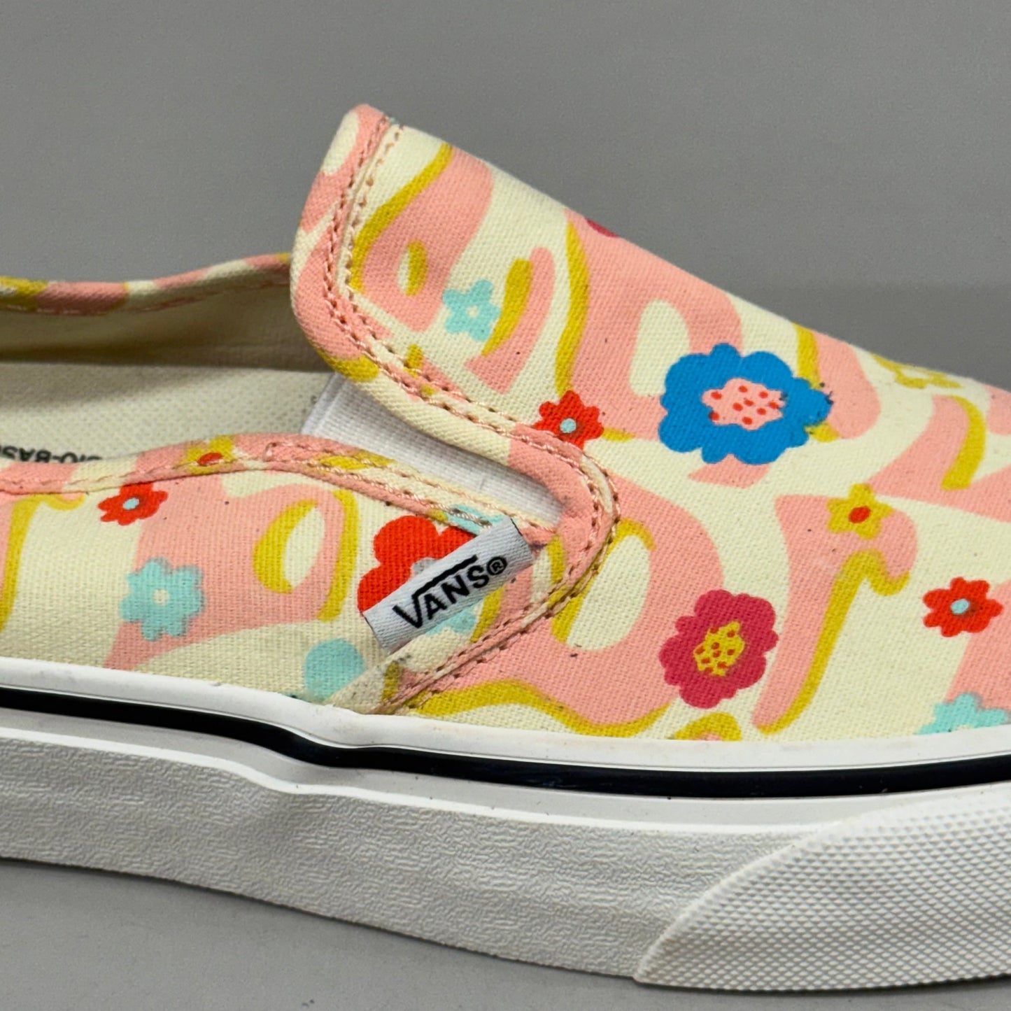 VANS Slip-On VR3 SF 50% Organic Cotton Shoe Women's 5.5 Men's 4.5 Groovy Floral