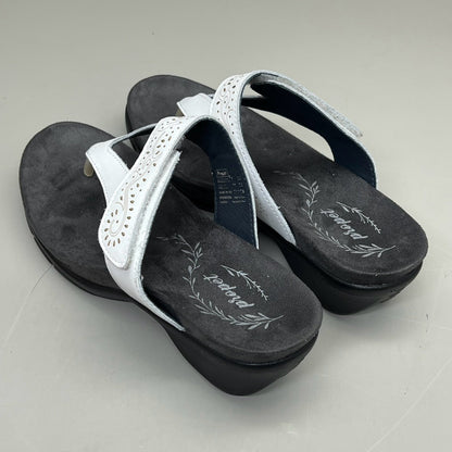 PROPET Wynzie Dressy Adjustable Flip Flop Women's Sz 7.5 XX(4E) White WSX051L
