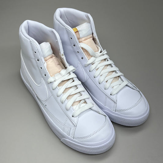 NIKE Blazer Mid 77' High-top Shoes SZ Womens 8.5 Mens 7 White & Peach CZ1055-117