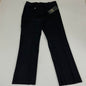 MULTIPLES Ankle Pants Petite Women's Sz 8 Black M2623P