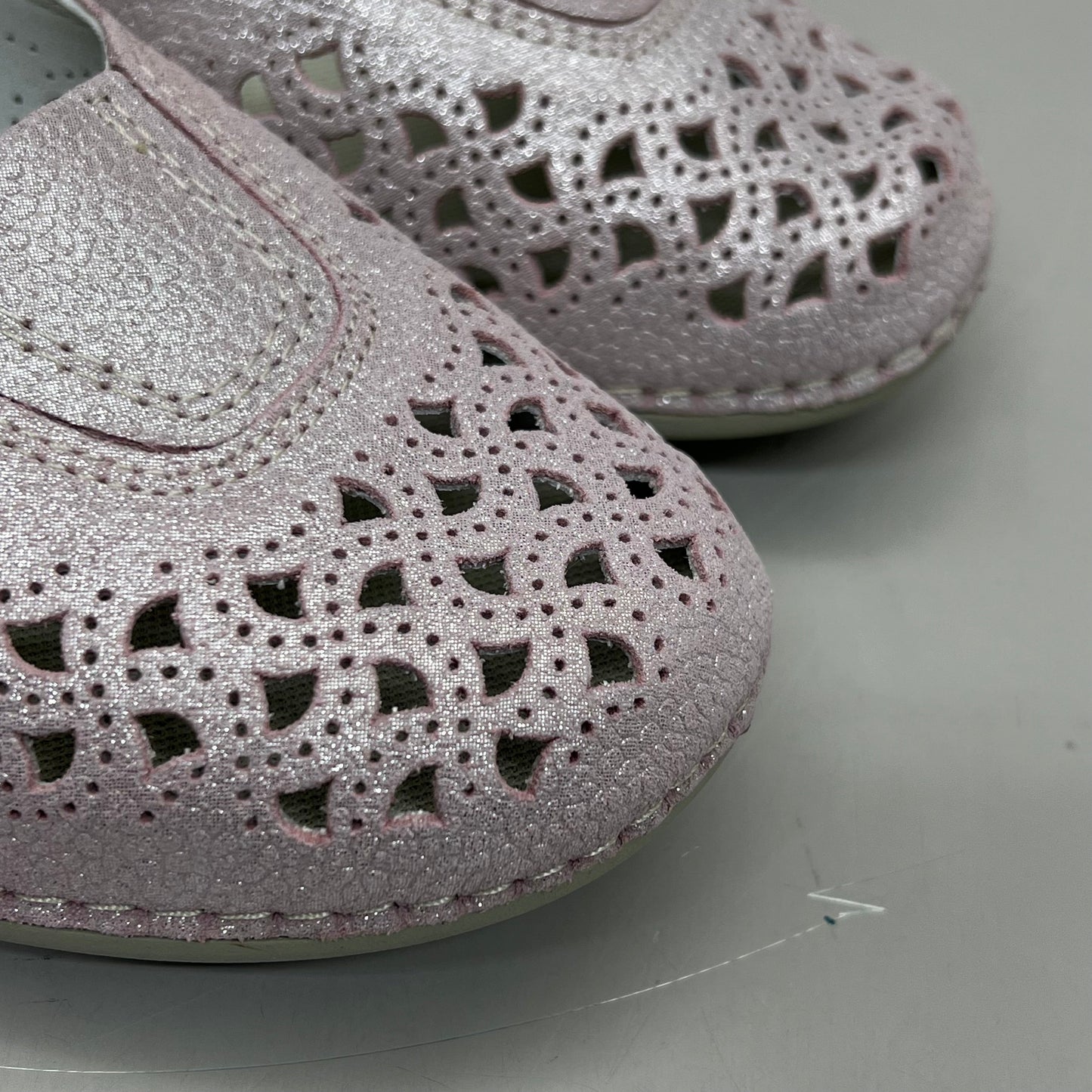 PROPET Cabrini Full Grain Leather Arch Support Women Sz 10.5 X(2E) Blush WCX064L