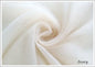 "Nieve" - Raw Edge 2-Tier Fingertip Bridal Veil - Available in White, Off-White and Ivory