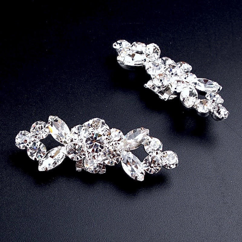 Paris - Crystal Bridal Shoe Clips