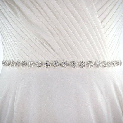 Soleil - Crystal Bridal Belt - available in Silver, Rose Gold and Yellow Gold